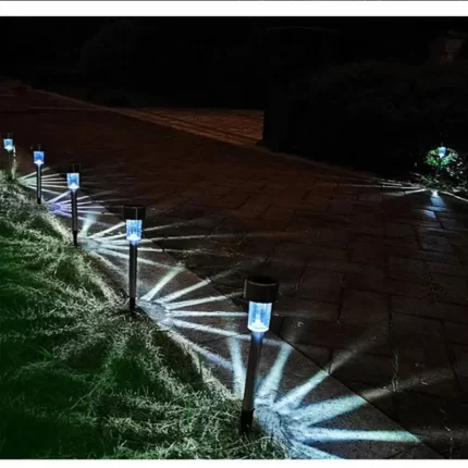 dekoracija dvorišta restorana solarne lampe osvetljenje lampe za baštu