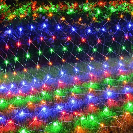 LED mreža šarena sa produžetkom za dodatno svetlo i boje