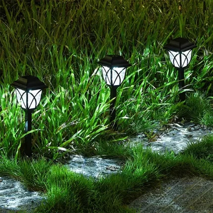 solarne lampa dekoracija restorana ukrasavanje dovrista led bele solarne lampe