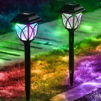 solarne lampa dekoracija restorana ukrasavanje dovrista šarene solarne lampe