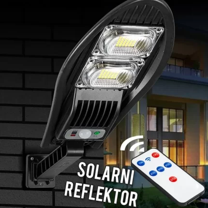 Solarni reflektor za dvorište sa daljinskim upravljačem