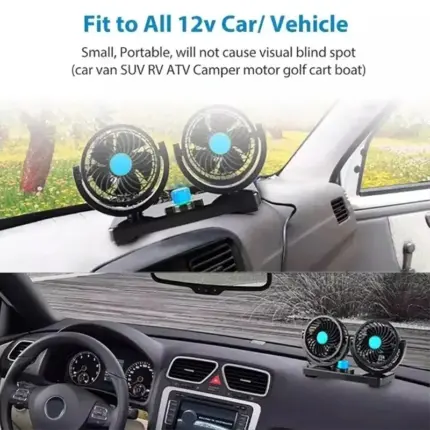 Dupli ventilator za hlađenje automobila