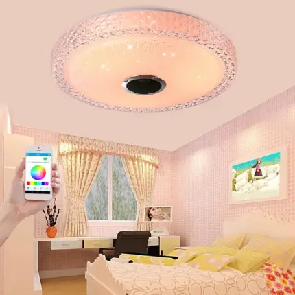 LED plafonjera sa zvučnikom RGB 24W