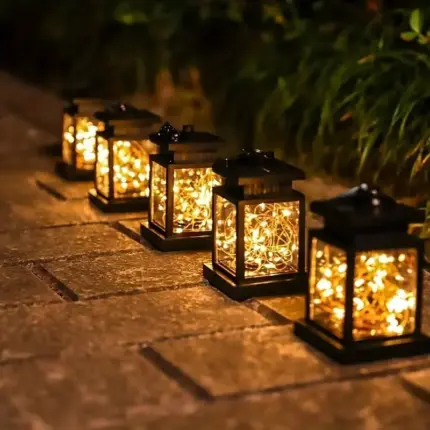 fenjer zuta lampa solarna
