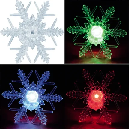 ukras za prozor pahuljica sa rgb led diodom