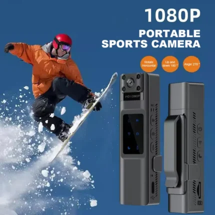 akcijska mini kamera wifi snima pod vodom i na kacigu
