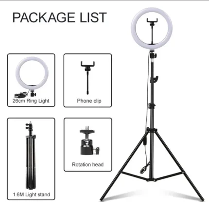 led ring lampa sminkanje