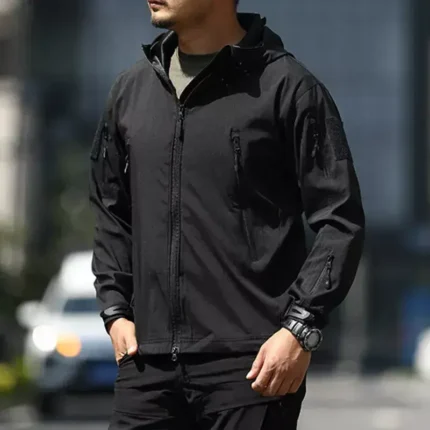 muska softshell crna jakna vetroodbojna za zimu