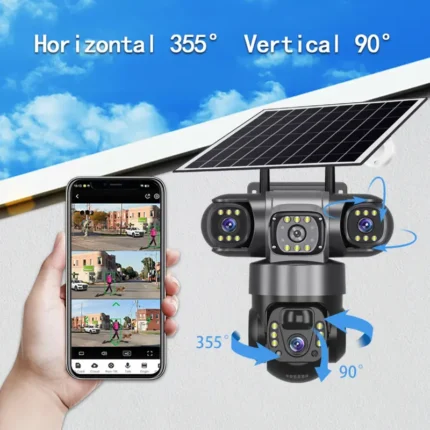 prenosna solarna kamera za nadzor doma i vikendice