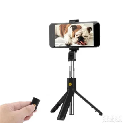 selfie stick k07 sa tripodom za snimanje vloga