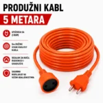 siguran produzni kabl 5m za kucu radionicu i dvoriste