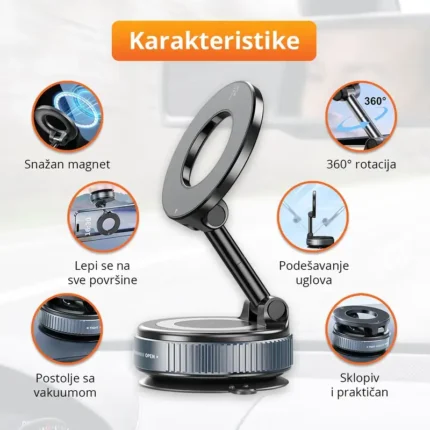 Vakuumski držač telefona